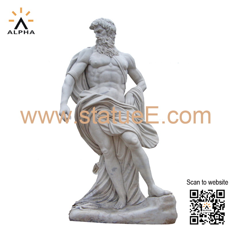 marble Neptune statue
